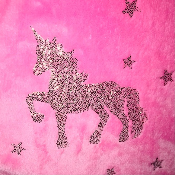 Plush Hooded Unicorn Blanket - Picture 3 of 3
